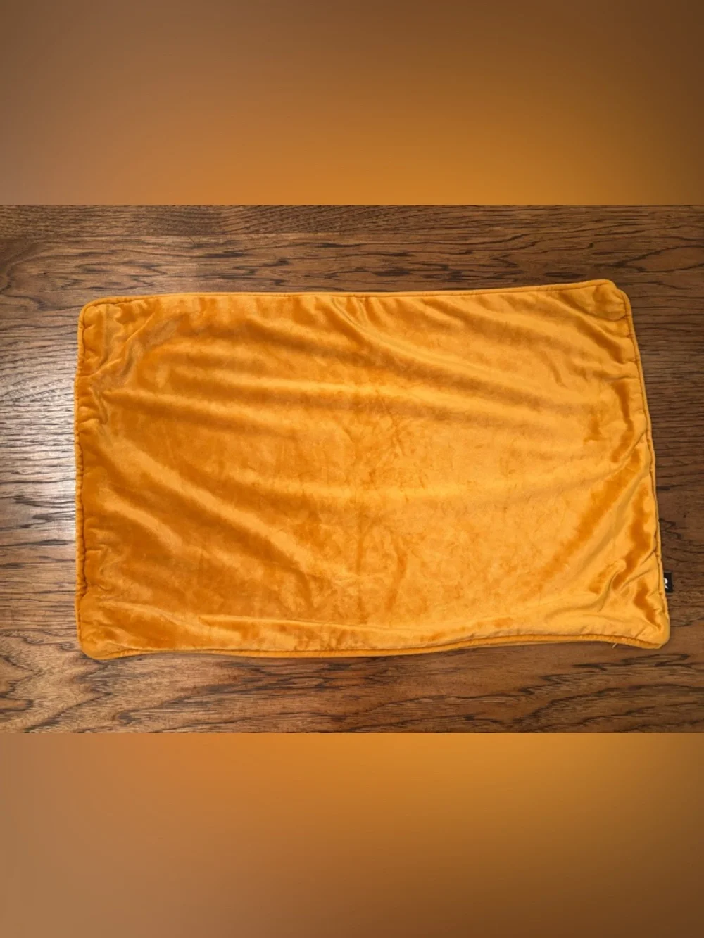 Mustard Gold Velvet Lumbar Pillow Cover 24x15 Boho Modern Accent Cushion